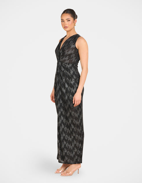 Laurentian  V-neck Gown